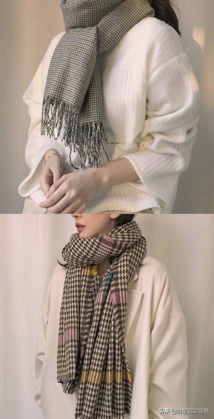 冬季围巾流行9种系法,教你几种围巾的巧妙用法