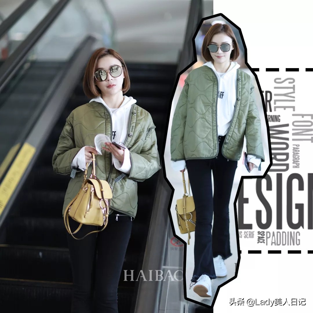 黑色落肩卫衣裤子搭配微胖女生,微胖卫衣搭打底裤穿搭