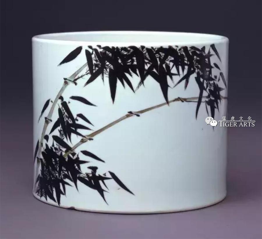 笔筒文艺中式,笔筒竹子论语