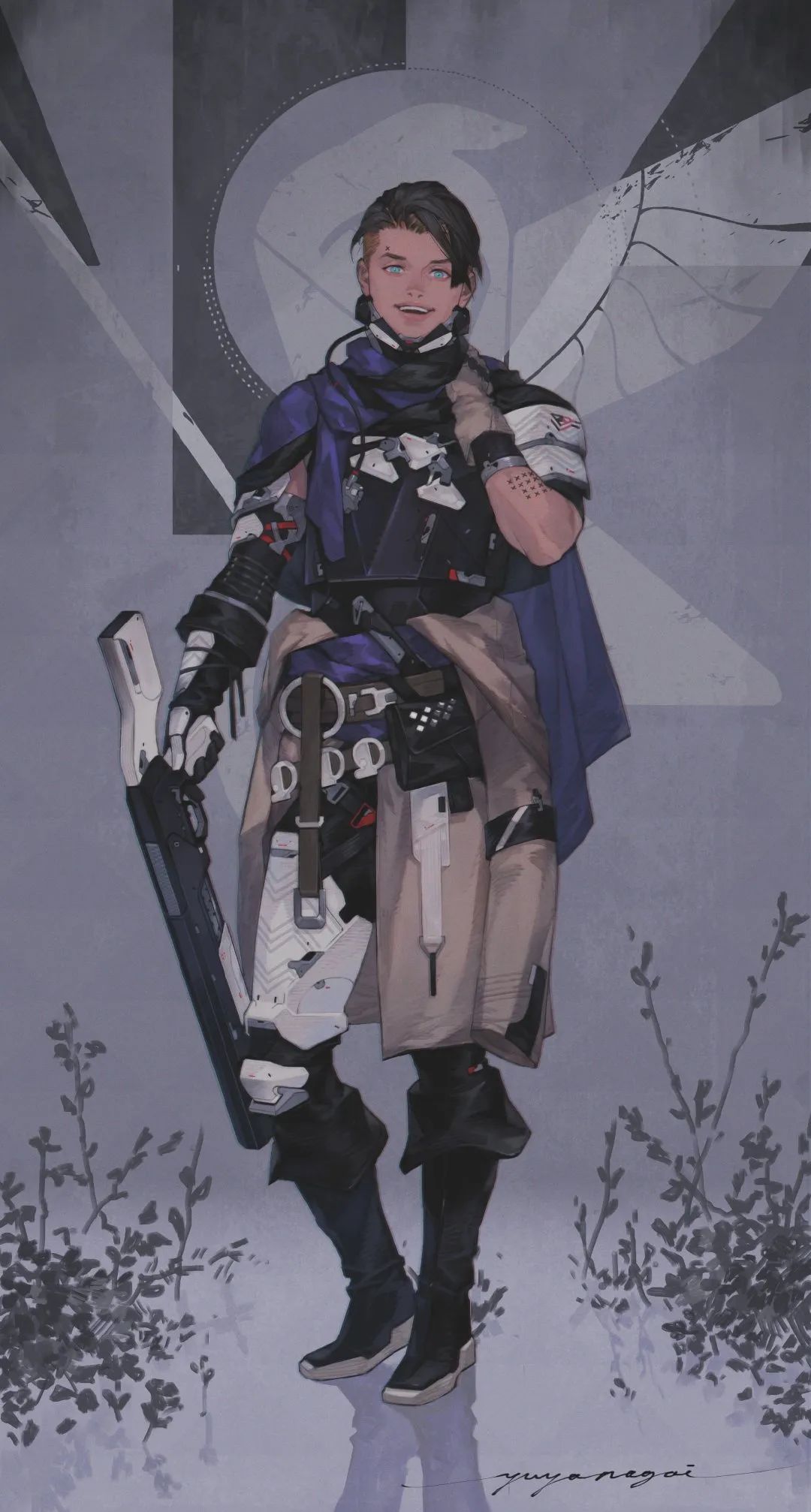 「绘画参考」尼尔机械纪元画师永井悠也笔下游戏角色作品