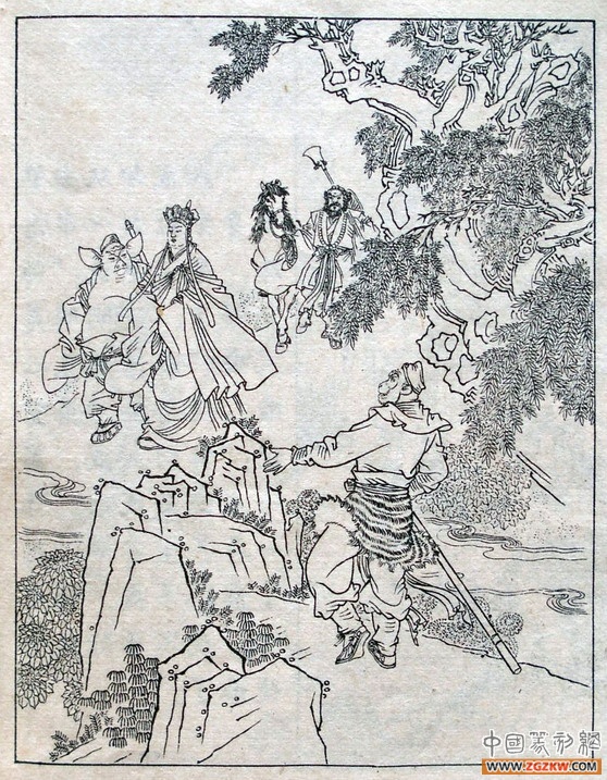《西游记》之三打白骨精背景图,西游记三打白骨精文字版图文