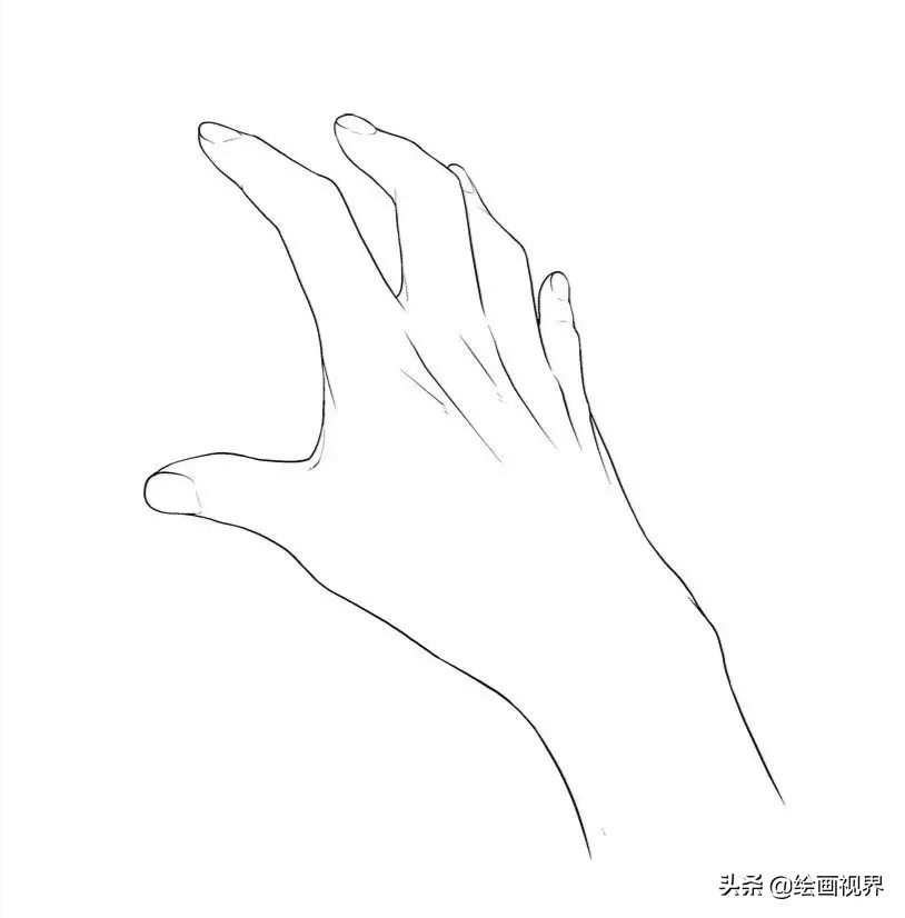 手的画法零基础古风,手的画法简单易学