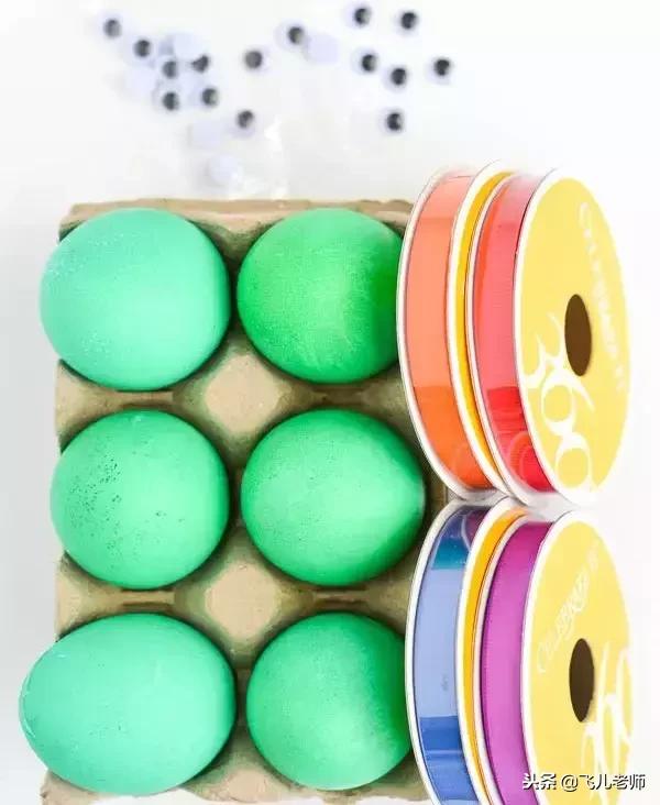 鸡蛋托手工绘画,绘蛋手工简单的