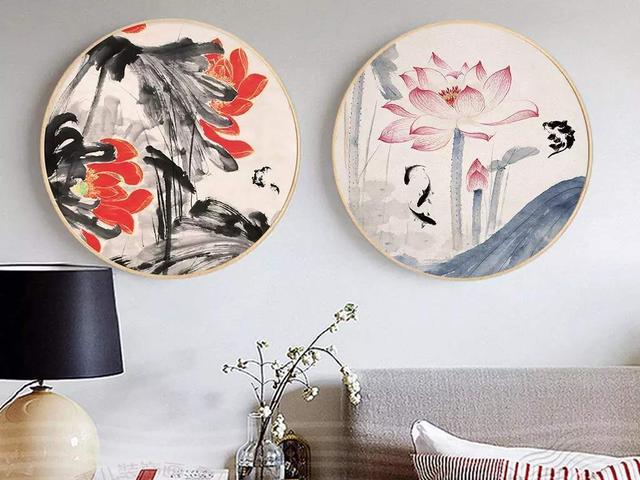 客厅背景墙装饰画简单大气,客厅最流行背景墙装饰画