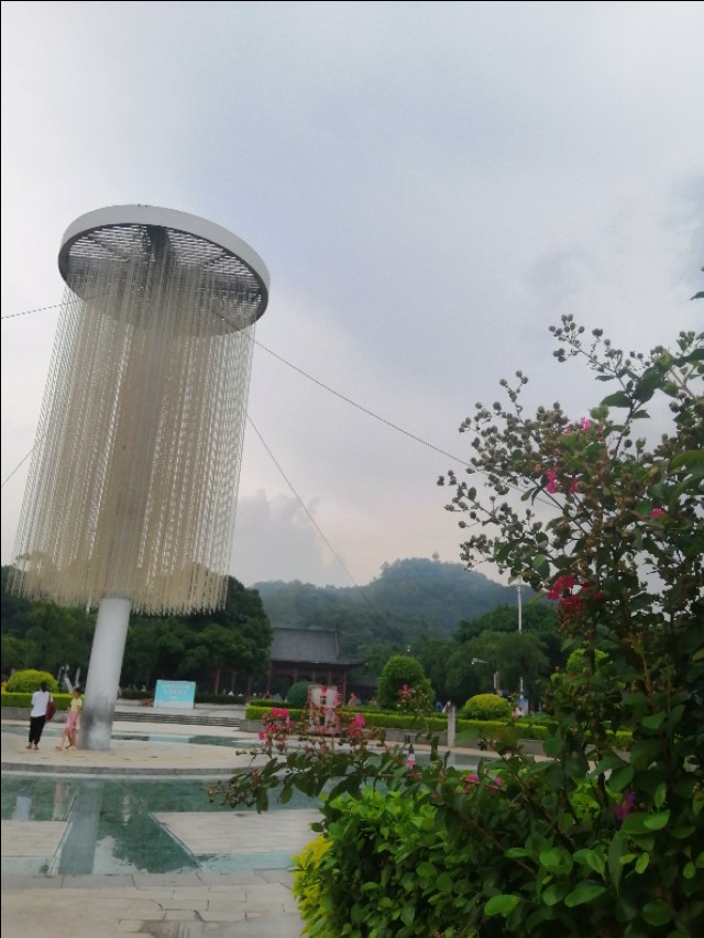 东莞旗峰公园掠影,东莞旗峰公园大体俯视图片