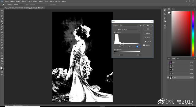ps抠图更换背景最快又完整的方法,通道抠图背景和图像相近的颜色