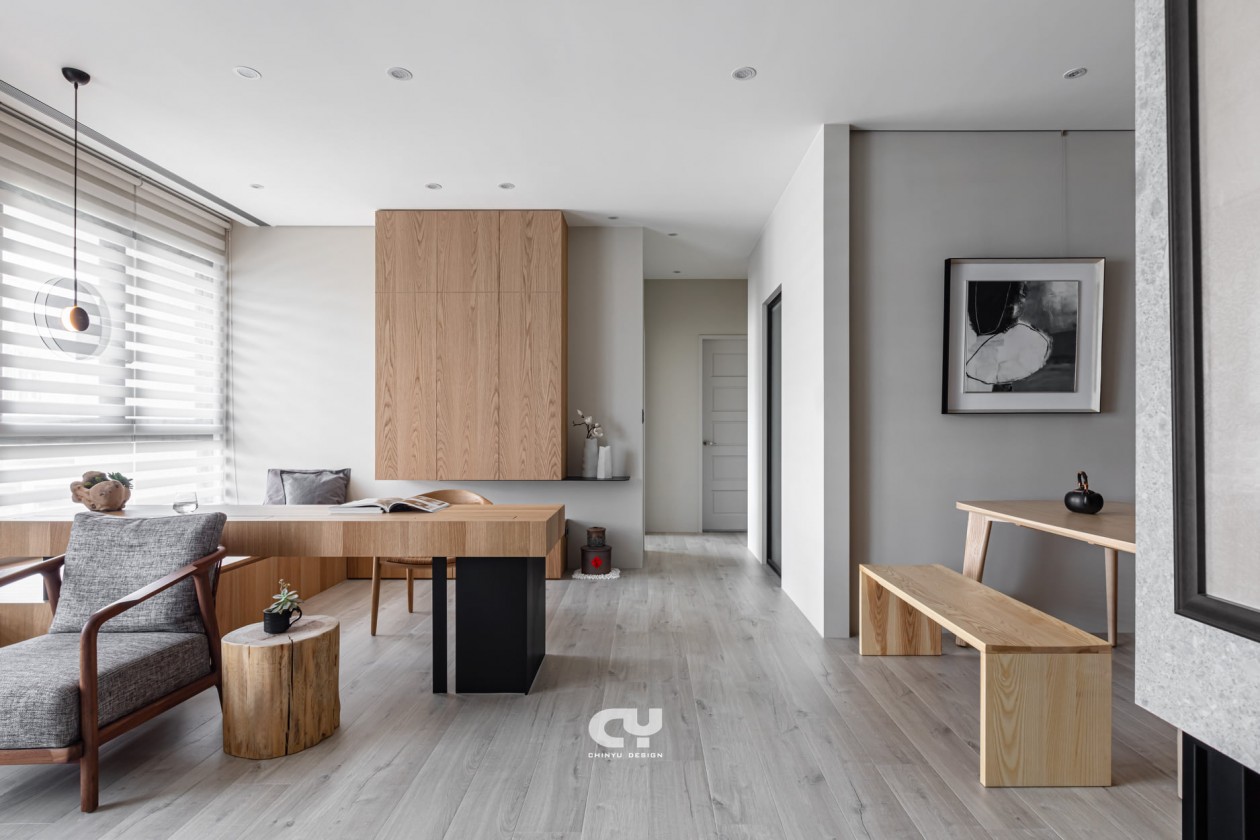 全屋原木定制中式家具,原木新中式日式格调家具