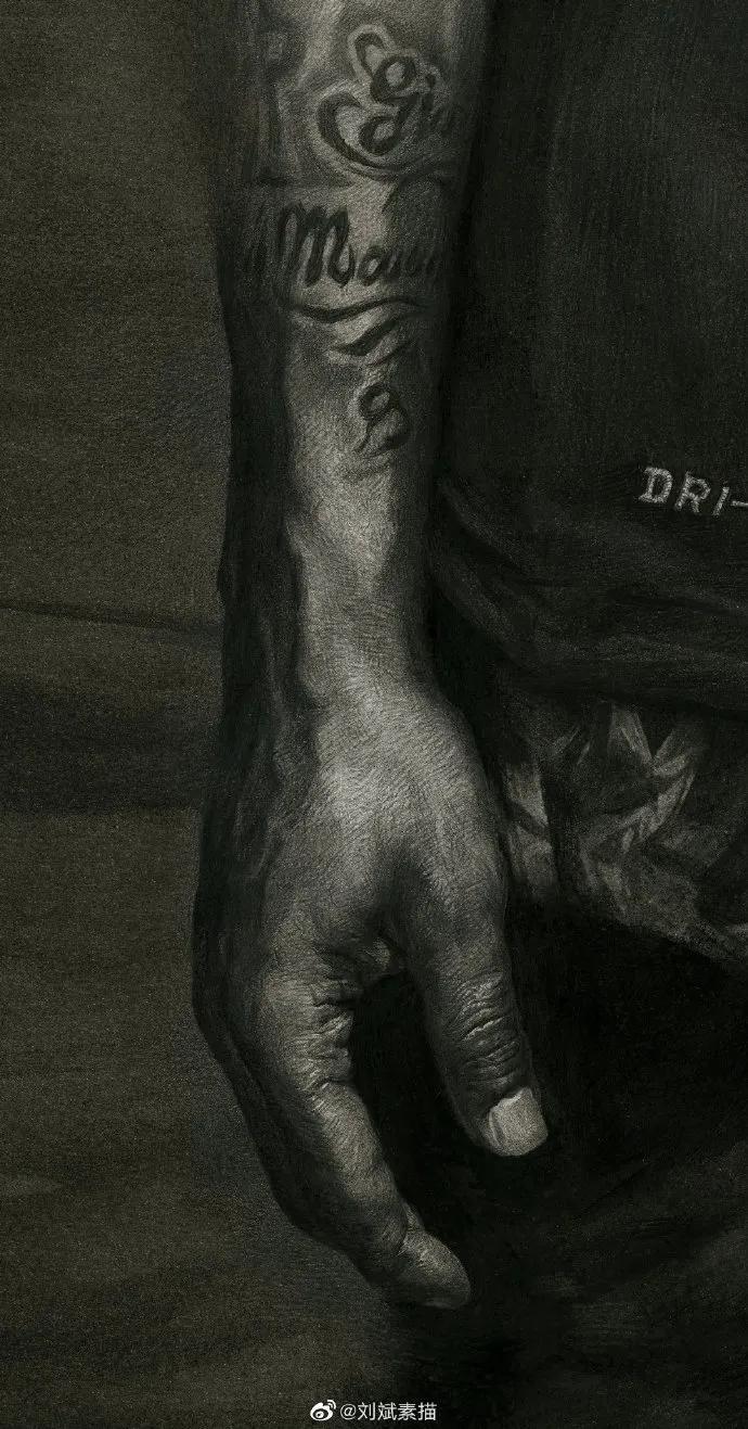 刘斌素描技法用的绘画材料,刘斌素描用的什么笔