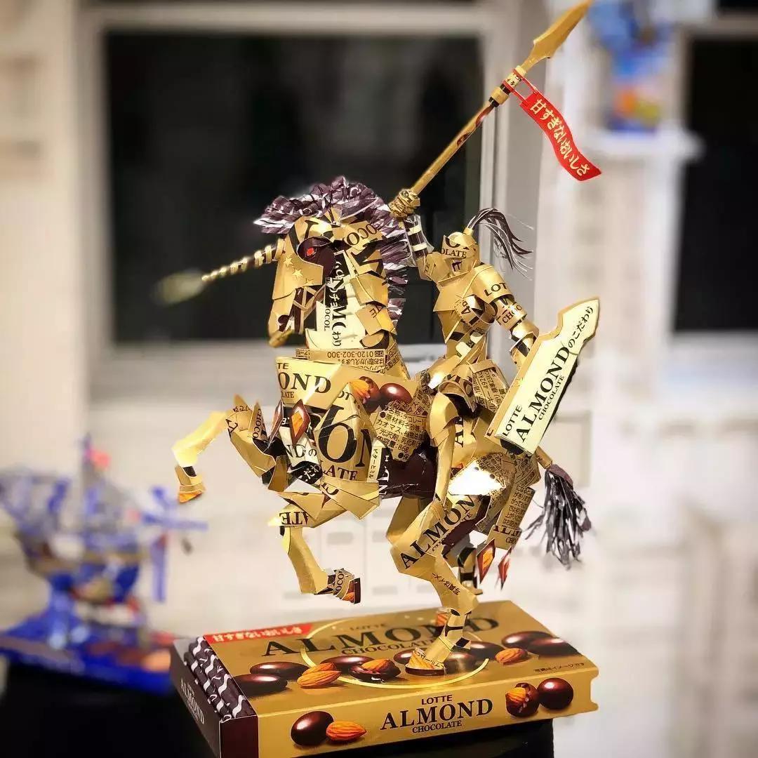 泡面武士，咖啡火车！日本空箱职人将废纸盒玩儿出了新花样