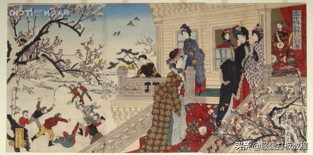 服装设计纹样款式图,服装设计潮流穿搭流行趋势