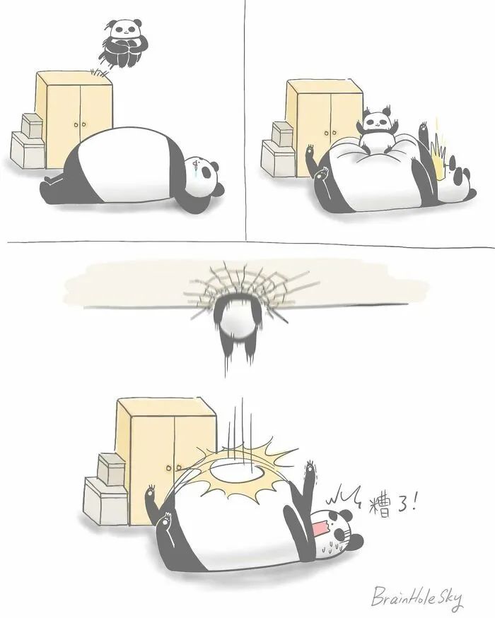 幽默四格漫画100幅图,20幅幽默的漫画