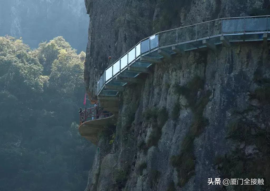 厦门玻璃栈道,厦门山海步道玻璃栈道
