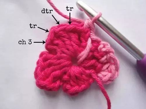简单蝴蝶的钩织教程,钩针织蝴蝶教程简单易学