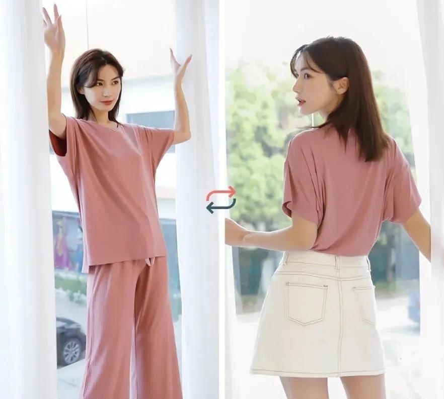 有气质的家居服,自带清凉家居服