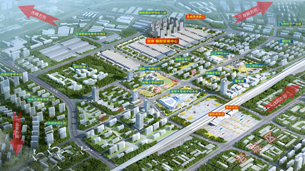 中物联投融资分会张炜视察亚琦朝阳贸易中心项目