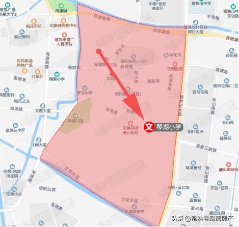 常熟小学学区分布图2021,2019常熟中学学区怎样划分