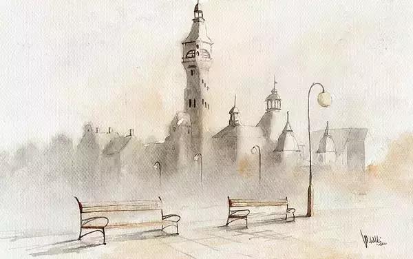 水彩大神之作,国外大师水彩值得一看