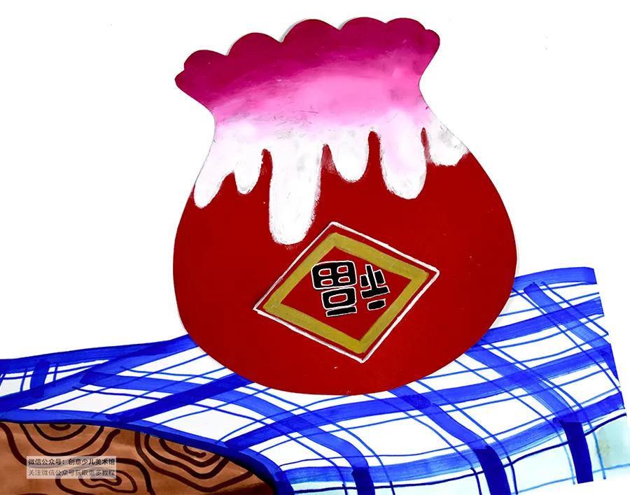 银柳到家儿童画,儿童画春季课题