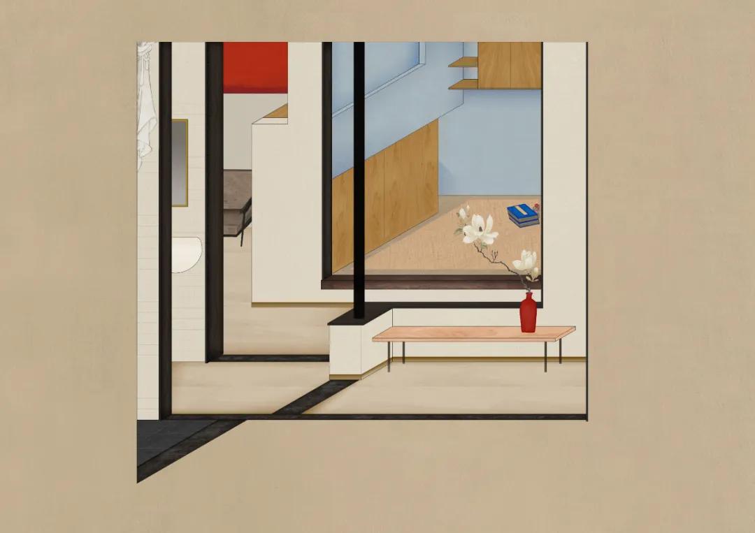 棱镜宅·翟女士家/金秋野工作室