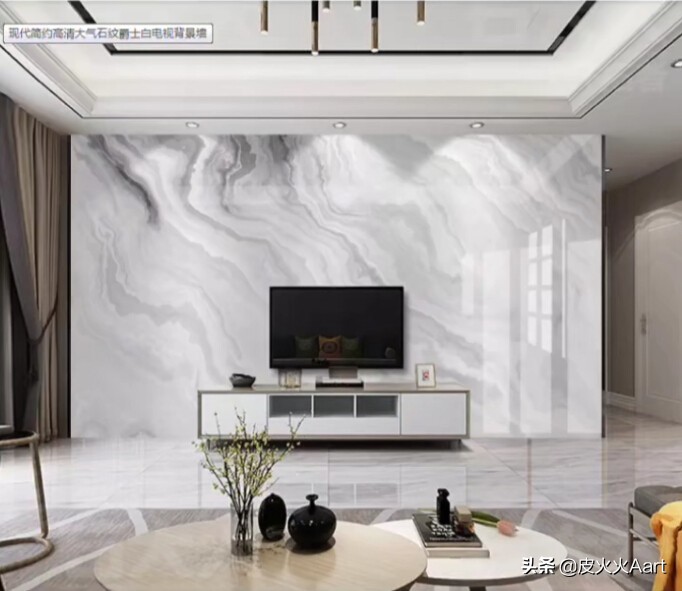 没有豪华的装修却有很美的背景墙,复式背景墙怎么装修才高档