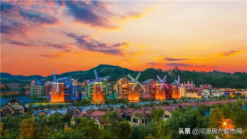 河源晚上的巴伐利亚庄园,河源巴伐利亚庄园位置在哪里啊