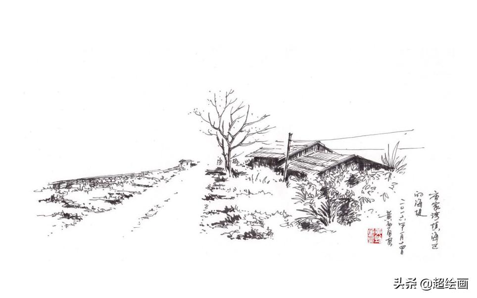 十大顶级钢笔画速写,钢笔速写100幅图片