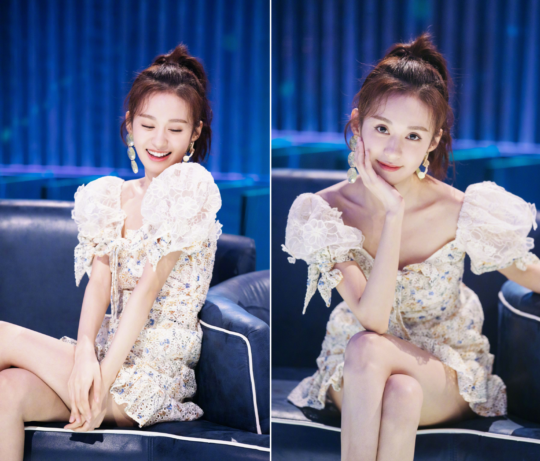 泫雅李沁,泫雅气质玫瑰花连衣裙