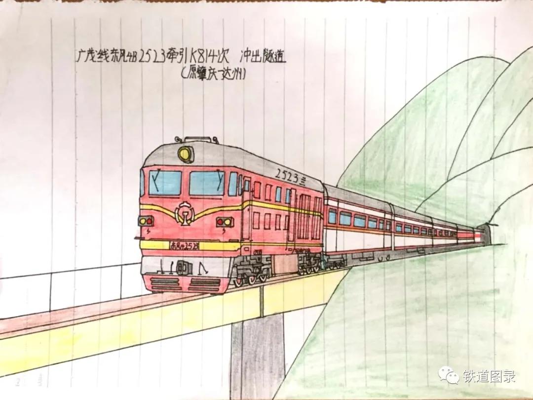 铁路人文：手绘火车