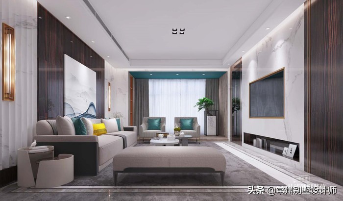 常州现代简约中式风格别墅装修 (常州别墅装修现代轻奢风格)