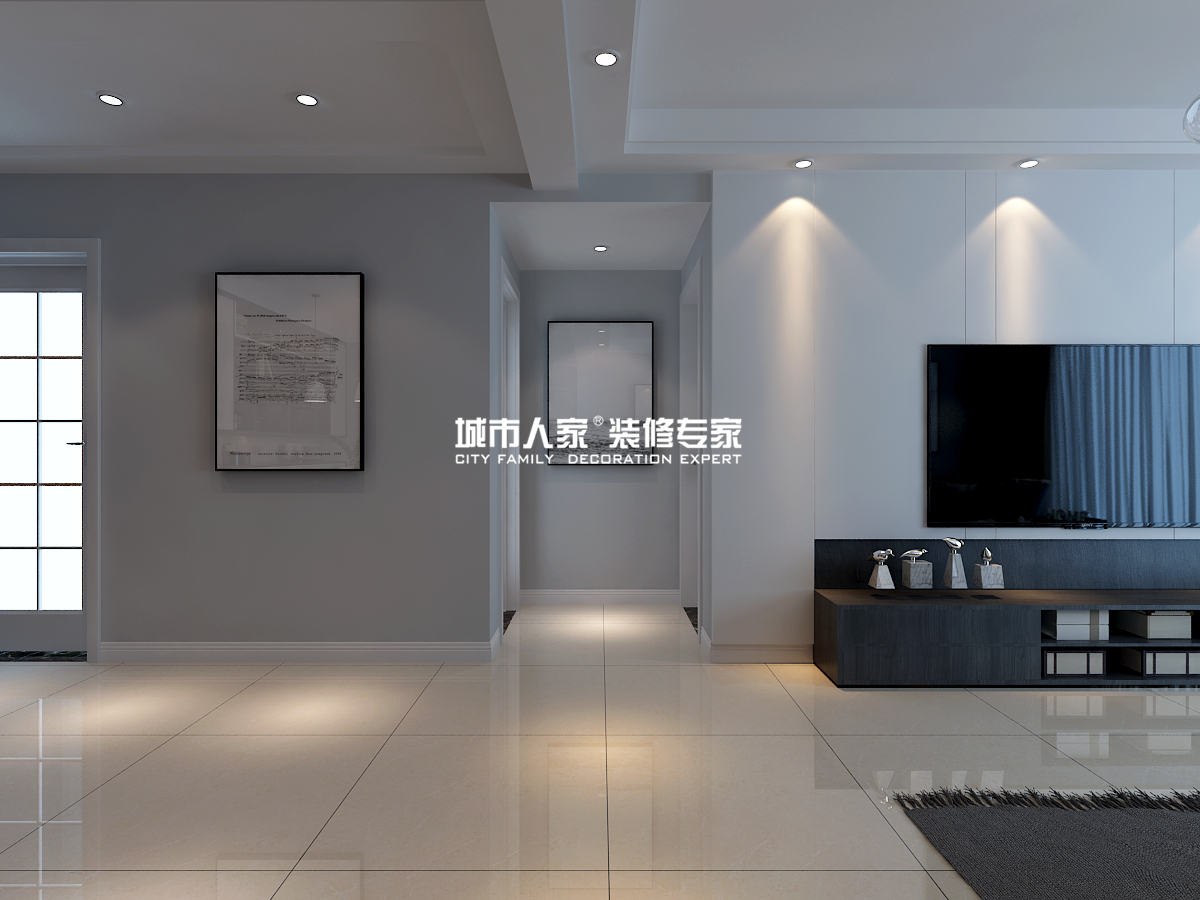 湖西景苑176平方装修效果,家设计布局图