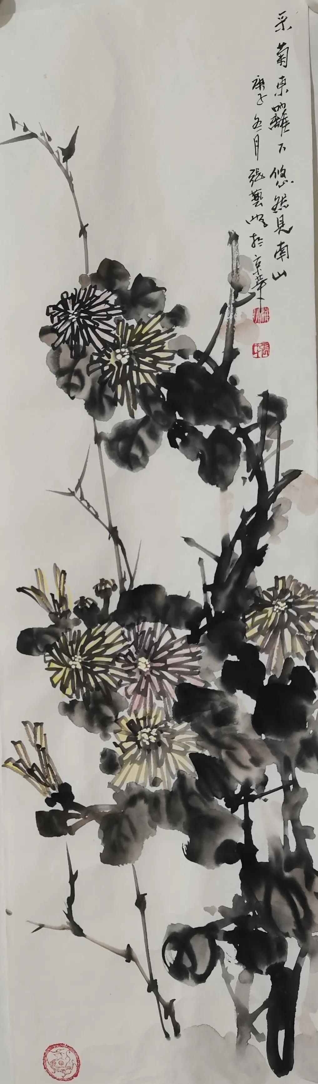 张思燕花鸟画精品欣赏,张艺书法作品欣赏