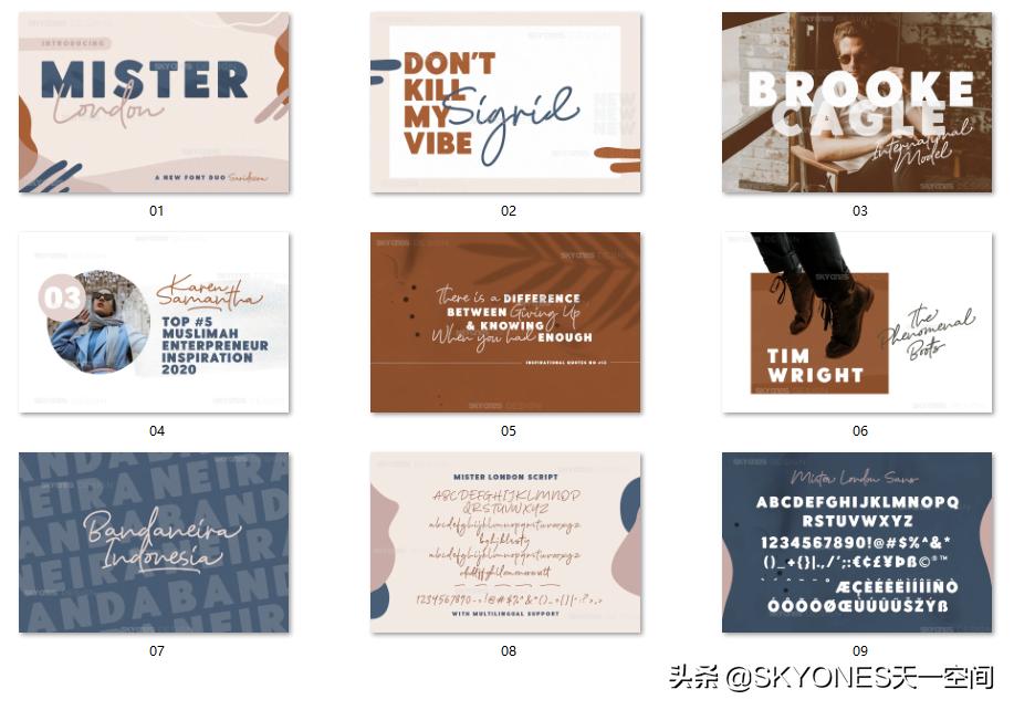 具有艺术感的英文字体推荐,独特的英文字体设计