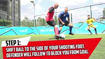 趣味足球射门技巧,中考足球技巧训练方法射门