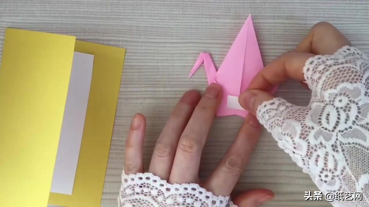 diy手工千纸鹤,diy千纸鹤挂件详细教程