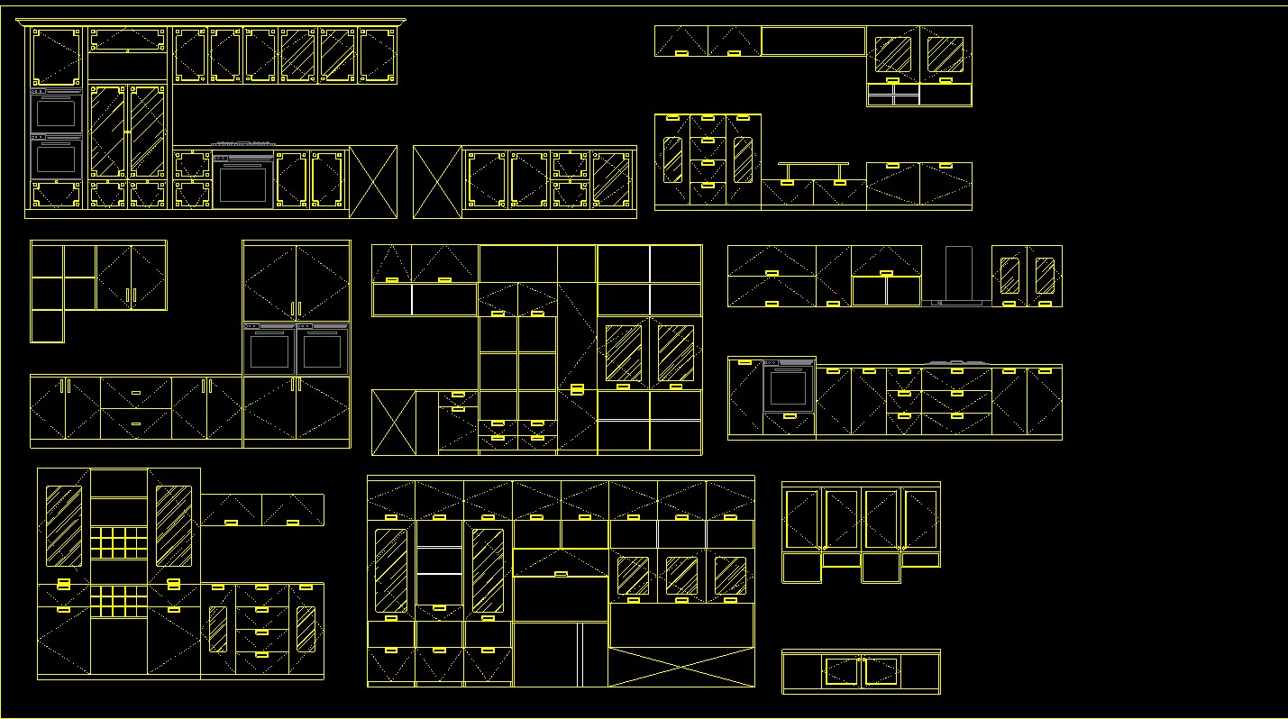 全屋定制家具衣柜橱柜cad画图,全屋定制柜子cad设计