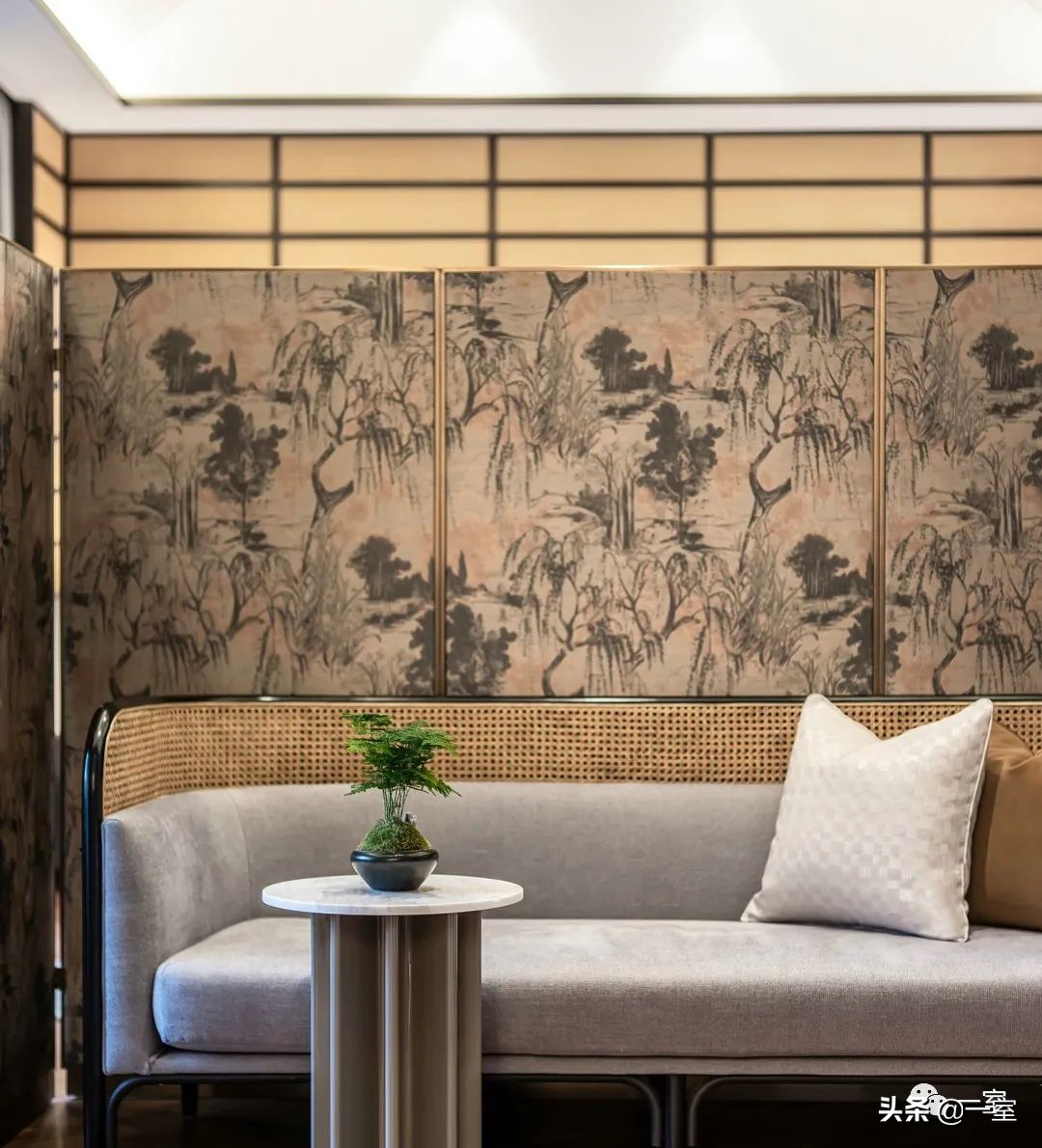 梁志天唐忠汉排名,现代风背景墙作品