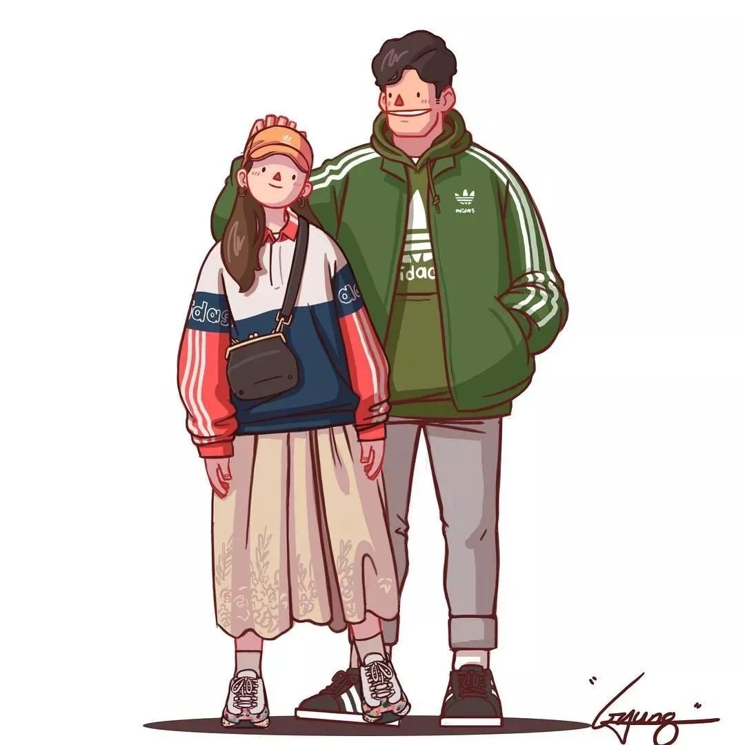 韩国插画师爱情故事,韩国插画大师情侣