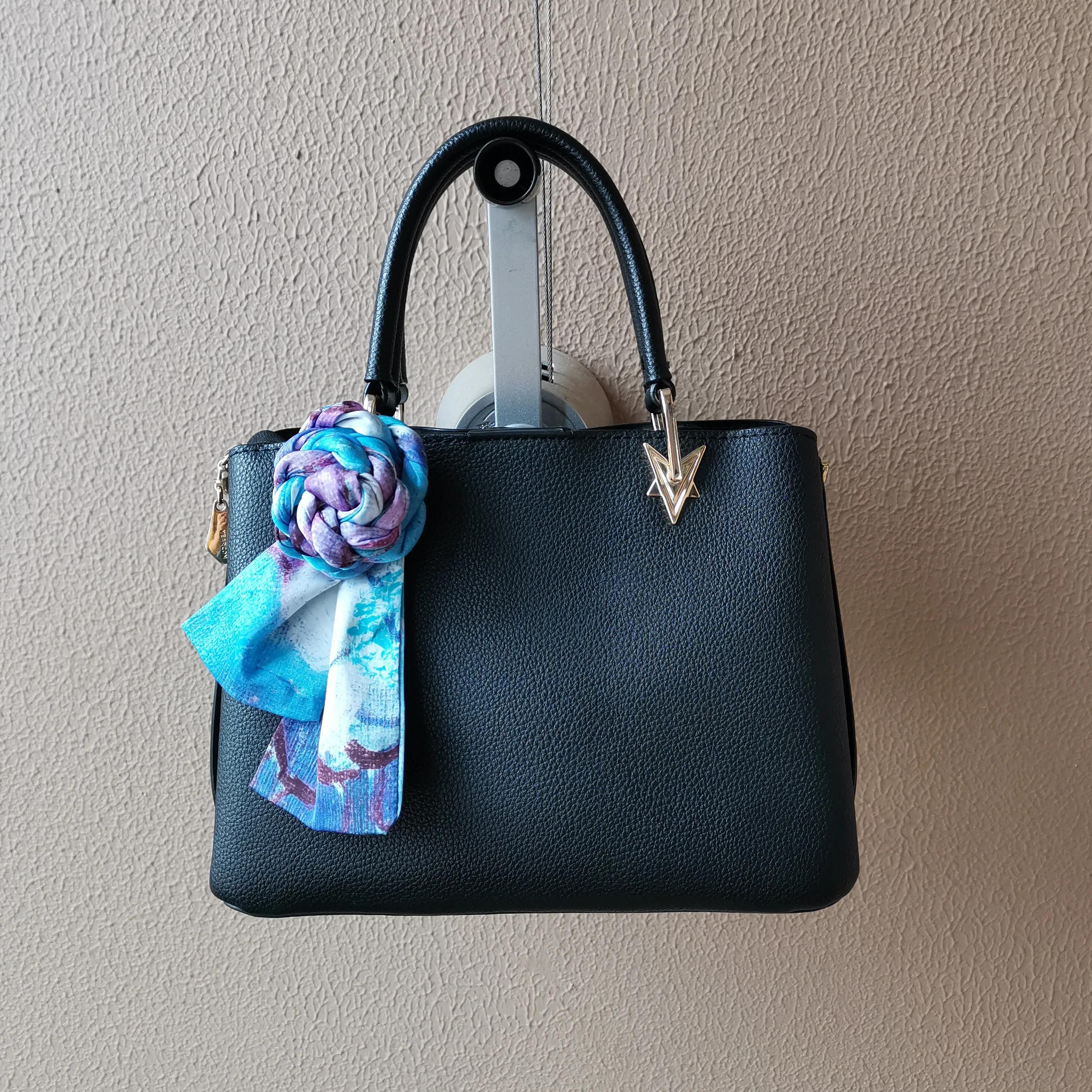 丝巾当腰带怎么绑,lv包丝巾绑法