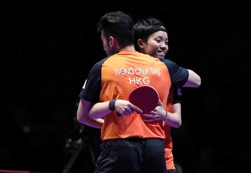 孙颖莎王楚钦混双对阵香港组合,中国香港乒乓球混双组合