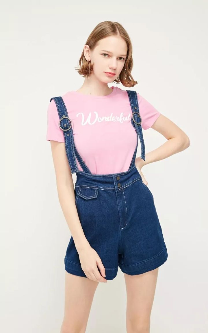 moussy迪士尼背带裤,moussy迪士尼联名明星同款