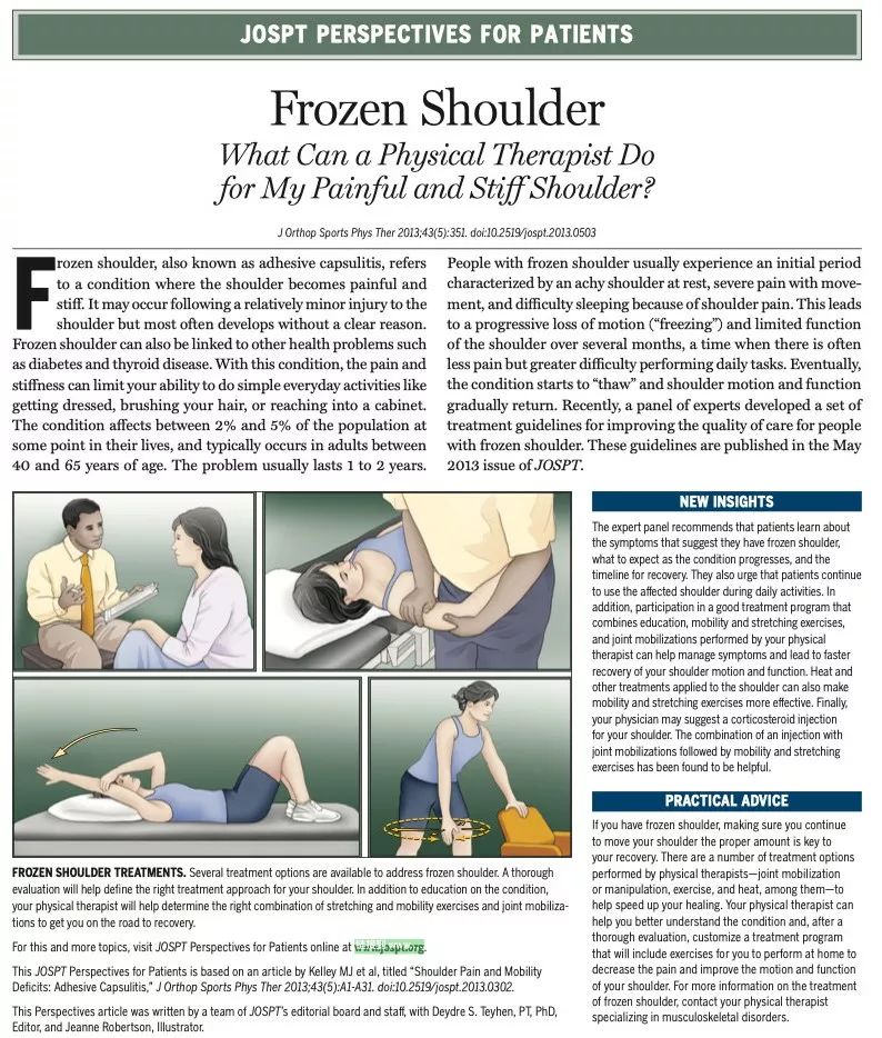 中医理疗师治疗肩周炎,肩周炎物理仪器