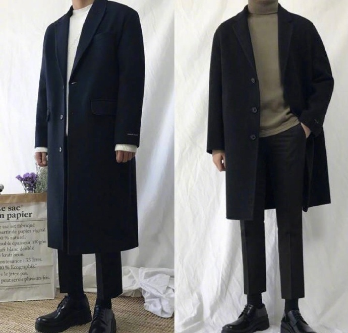 冬季成熟男士大衣穿搭,男士冬季大衣穿搭高级感