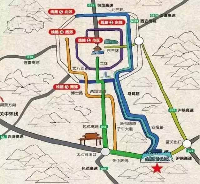 清明西安出发3天最佳去处,清明节自驾西安周边2-3天短途旅游