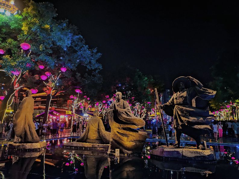 大唐不夜城手机拍的视频,大唐不夜城手机拍摄照片