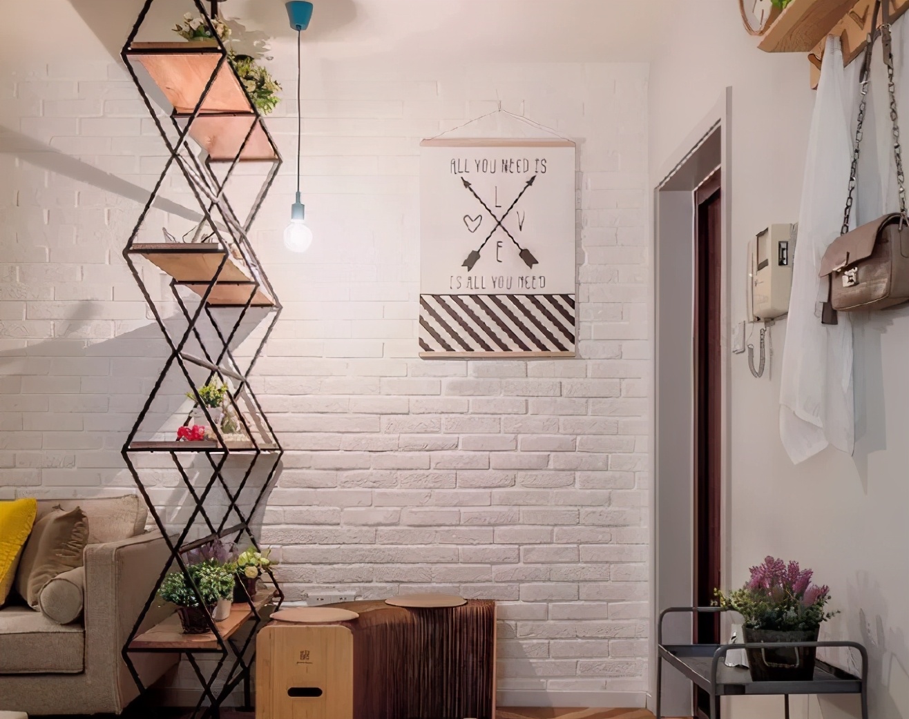 开门见厅小户型玄关,入户没玄关开门见厅