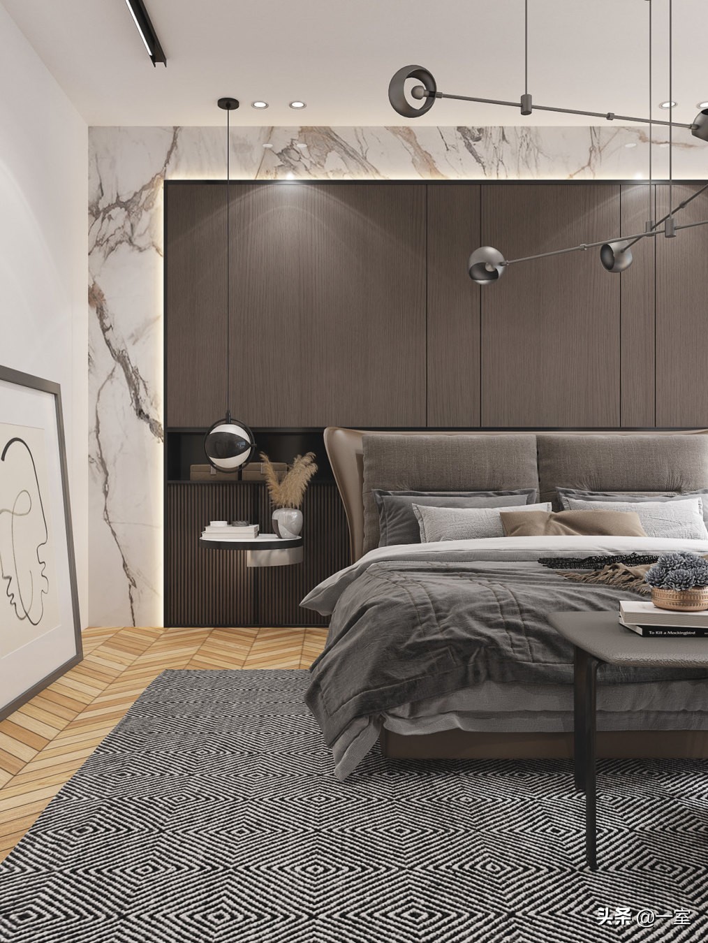 3.3米背景墙设计,客厅背景墙设计简约款