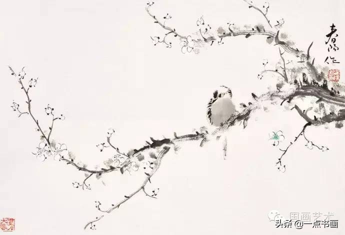 霍春阳讲解梅花的画法,霍春阳梅花构图