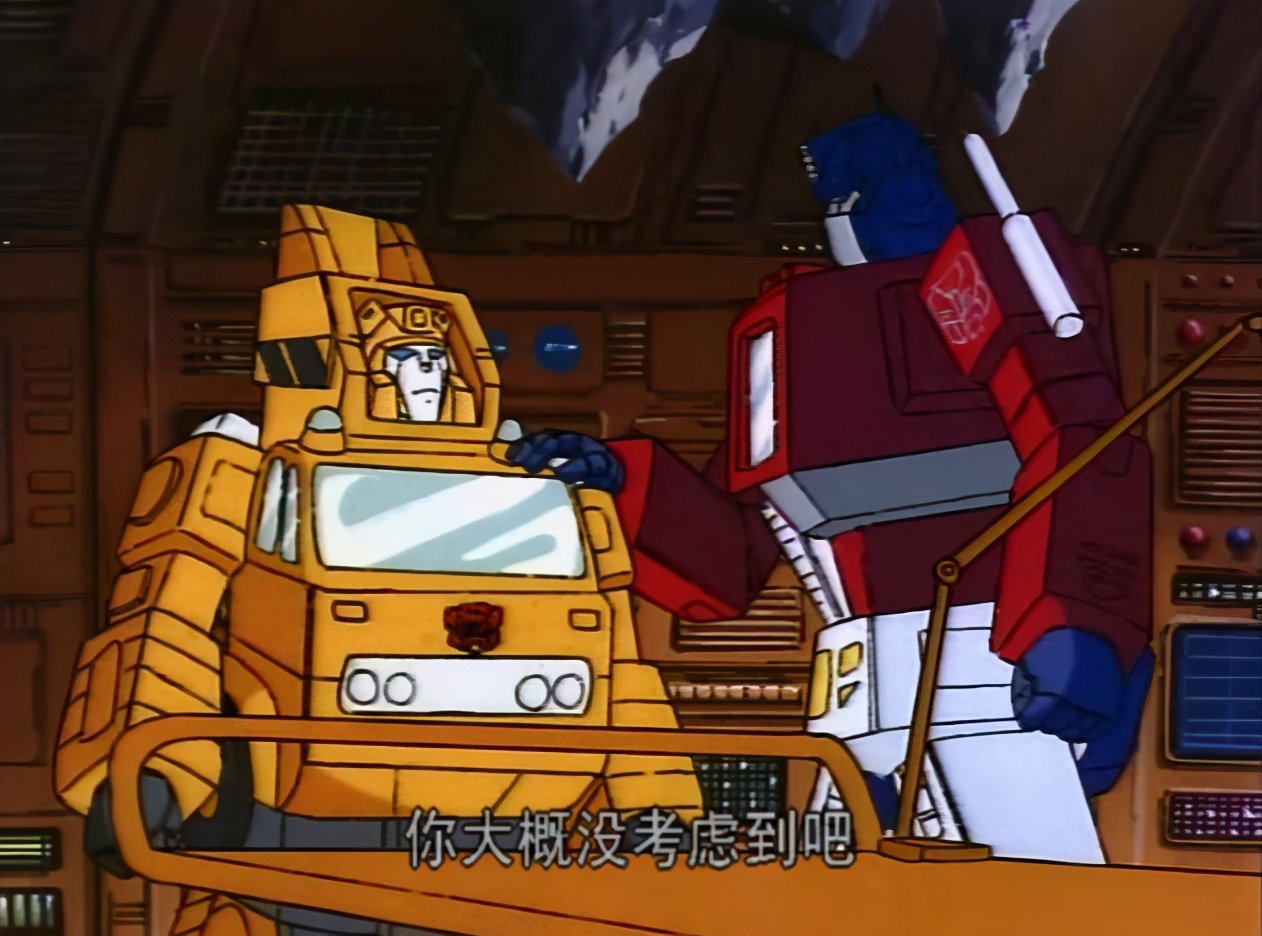 擎天柱领袖之证中的高光时刻,擎天柱第一部登场时的样子