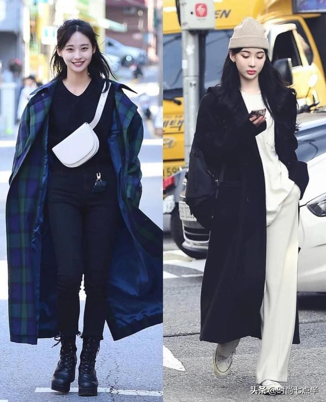 韩国冬季女士穿搭,适合冬天穿的韩潮衣服