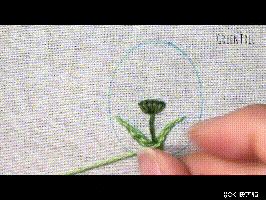 法式珠绣毛衣链手工教程,复古布刺绣毛衣链